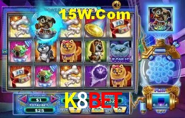 Interface moderna da plataforma K8Bet